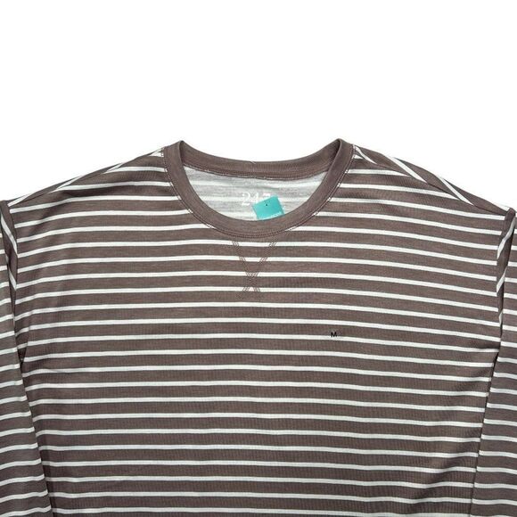 Maurices Women's Size Medium 24/7‎ Clara Striped Long Sleeve Tee - Picture 4 of 11